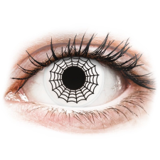 MaxVue Vision ColourVUE Crazy Lens - Spider - dioptria nélkül (2 db lencse) kontaktlencse