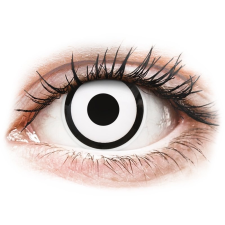 MaxVue Vision ColourVUE Crazy Lens White Zombie - dioptriával (2 db lencse) kontaktlencse
