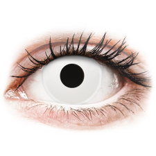MaxVue Vision ColourVUE Crazy Lens - WhiteOut - dioptriával (2 db lencse) kontaktlencse