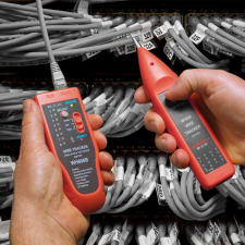 Maxwell-Digital Érpárkereső hangjelzéssel, LED-del - RJ45 kábel teszterrel mérőműszer