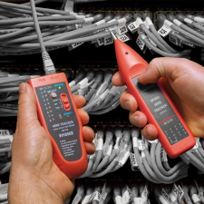 Maxwell-Digital Érpárkereső hangjelzéssel, LED-del - RJ45 kábel teszterrel mérőműszer