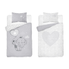 Maya Moo Gyerek pamut ágyneműhuzat 90x120cm - Elefánt Szürke
