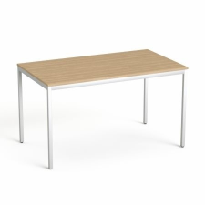 MAYAH Általános asztal fémlábbal, 75x130 cm, MAYAH &quot;Freedom SV-38&quot;, kőris üzletberendezés, dekoráció