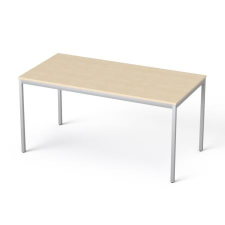 MAYAH Általános asztal fémlábbal, 75x150 cm, MAYAH "Freedom SV-39", juhar íróasztal