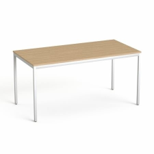MAYAH Általános asztal fémlábbal, 75x150 cm, MAYAH &quot;Freedom SV-39&quot;, kőris üzletberendezés, dekoráció