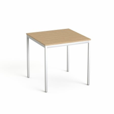  MAYAH Általános asztal fémlábbal, 75x75 cm, MAYAH &quot;Freedom SV-37&quot;, kőris íróasztal