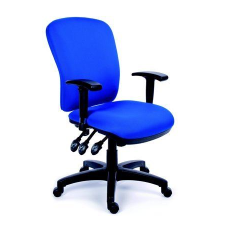 MAYAH "Comfort" irodai szék kék gyöngyszövet borítással  (11191-02A BLUE / BBSZVV14) (BBSZVV14) bútor