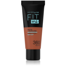 Maybelline Fit Me! Matte+Poreless pórusösszehúzó és mattító alapozó normál és olajos bőrre árnyalat 360 Mocha 30 ml smink alapozó