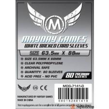 Mayday Games Kártyavédő kártyajátékokhoz (80 db-os csomag) 63.5 x 88 mm (szürke hátlap) kártyajáték