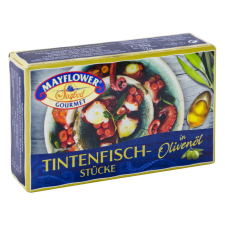Mayflower tintahaldarabok olívaolajban 111 g konzerv