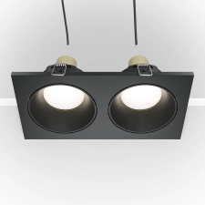 MAYTONI modern süllyesztett mennyezeti lámpa zoom fekete mydl033-2-02b világítás