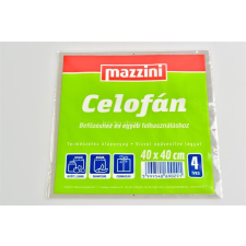 Mazzini Celofán, 4 ív, 40x40 cm, MAZZINI papírárú, csomagoló és tárolóeszköz