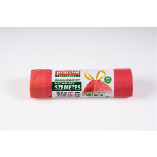 MAZZINI Szemeteszsák, újrahasznosított, húzófüles, 25 l, 20 db, 50x55 cm, MAZZINI tisztító- és takarítószer, higiénia