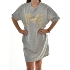 MB Collection női ruha/overál - Laza, bő fazonú, oldalt zsebbel, elején felvarrt csipke díszítéssel, puha kényelmes anyagból M25-1-20250403-3/T004