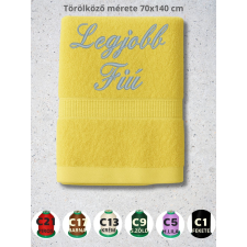MB Egyedi Citromsárga – vidám törölköző egyedi szöveggel, névvel hímezve e25-eszthim/T088 lakástextília