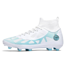  MBrands futballcipő, 8.2 bokával, szegecsekkel, fehér 41-es szín férfi cipő