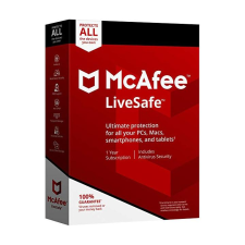  McAfee LiveSafe - 10 eszköz / 1 év karbantartó program