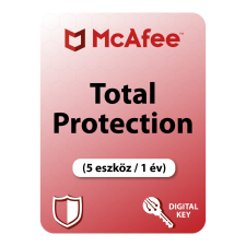 McAfee Total Protection (5 eszköz / 1 év) (Elektronikus licenc) karbantartó program