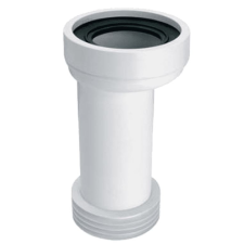 McAlpine NA110 egyenes WC bekötő idom  lamellázott, L=260mm szaniter