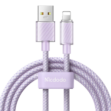 Mcdodo CA-3642 USB-A apa - USB-C/Lightning apa Adat és töltő kábel - Lila (1.2m) (CA-3642) kábel és adapter