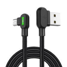 Mcdodo CA-5280 LED USB to Micro USB Cable, 1.8m (Black) kábel és adapter