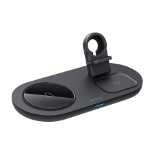 Mcdodo CH-7061 3 az 1-ben Vezeték nélküli töltő - Fekete (15W) mobiltelefon kellék