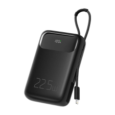 Mcdodo MC-3253 Powerbank integrált kábellel Lightning / 10000mAh 22,5W - Fekete (MC-3253) power bank