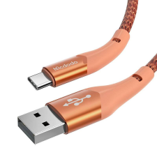 Mcdodo USB-ről USB-C-re Mcdodo Magnificence CA-7962 LED kábel, 1m (narancssárga) kábel és adapter