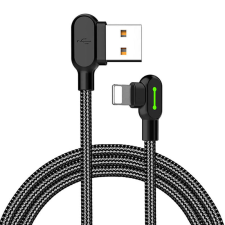 Mcdodo USB to Lightning cable, Mcdodo CA-4679, angled, 3m (black) kábel és adapter