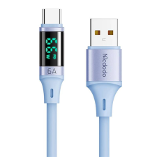 Mcdodo USB-USB-C kábel, Mcdodo CA-1922, 6A, 1.2m (kék) kábel és adapter