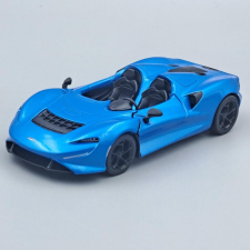 McLaren Elva Kinsmart modell autó kék autópálya és játékautó