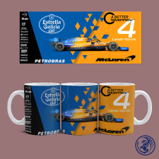  McLaren - Lando Norris bögre (Fehér) bögrék, csészék