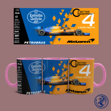  McLaren - Lando Norris bögre (Rózsaszín) bögrék, csészék