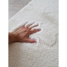 mcthree RABBIT pihe-puha mosható fürdőszobaszőnyeg, fehér, 60cm kör lakástextília