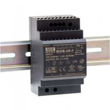 Mean Well LED tápegység , Mean Well , HDR-60-12 , 12 Volt , 60 Watt , sínre szerelhető , ipari villanyszerelés