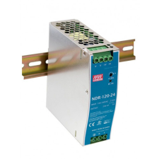 Mean Well LED tápegység , Mean Well , NDR-120-24 , 24 Volt , 120 Watt , sínre szerelhető , ipari villanyszerelés