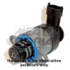 MEAT & DORIA Szabályozó szelep, üzemanyag mennyiség (Common-Rail-System) 9392E