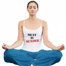  Meat is murder - Női Spagetti Top