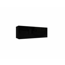 Meblohand IZUMI 32 BL magasfényű fekete polcos szekrény 105 cm bútor