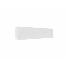 Meblohand IZUMI 33 WH magasfényű fehér polcos szekrény 140 cm bútor