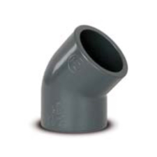 medenceorias.hu PVC idom, 45 fokos könyök, D90 mm medence kiegészítő