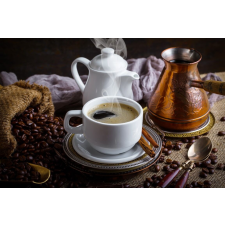  MÉDIA Composition66 Kávé - rusztikus elrendezés2 öntapadós tapéta, 270 x 200 cm tapéta, díszléc és más dekoráció