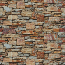  MÉDIA Falmatrica, 135 x 225 cm, Különböző kövek barna és szürke színben tapéta, díszléc és más dekoráció