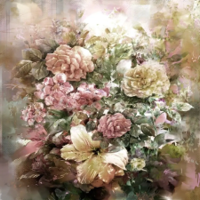  MÉDIA Flori141 vászonkép, 90 x 90 cm grafika, keretezett kép