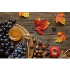  MÉDIA Food27 - Szőlő öntapadós tapéta, 220 x 135 cm tapéta, díszléc és más dekoráció