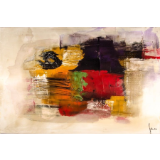  MÉDIA Fotótapéta, Absztrakt modern festmény 2, 220 x 135 cm tapéta, díszléc és más dekoráció