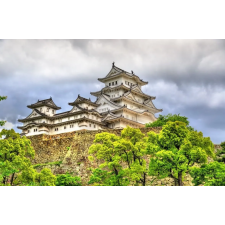  MÉDIA fotótapéta matrica, Himedzsi várkastély, Japán, 270 x 200 cm tapéta, díszléc és más dekoráció