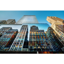  Média Heights in New York Vászonfestmény, 105 x 70 cm grafika, keretezett kép