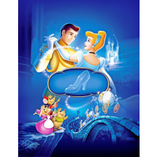  Media Nyomtatott tapéta, Hamupipőke, 135 x 225 cm tapéta, díszléc és más dekoráció