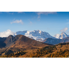  Media Nyomtatott tapéta, hegyi tájkép, 220 x 135 cm tapéta, díszléc és más dekoráció